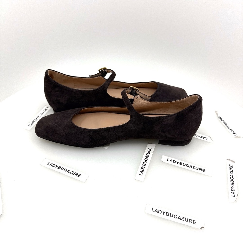 Cole Haan Women’s Brown Suede Mary Jane Flats - Picture 6 of 9